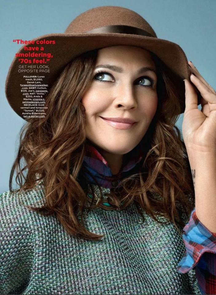 Drew Barrymore @ Lucky Magazine May 2013