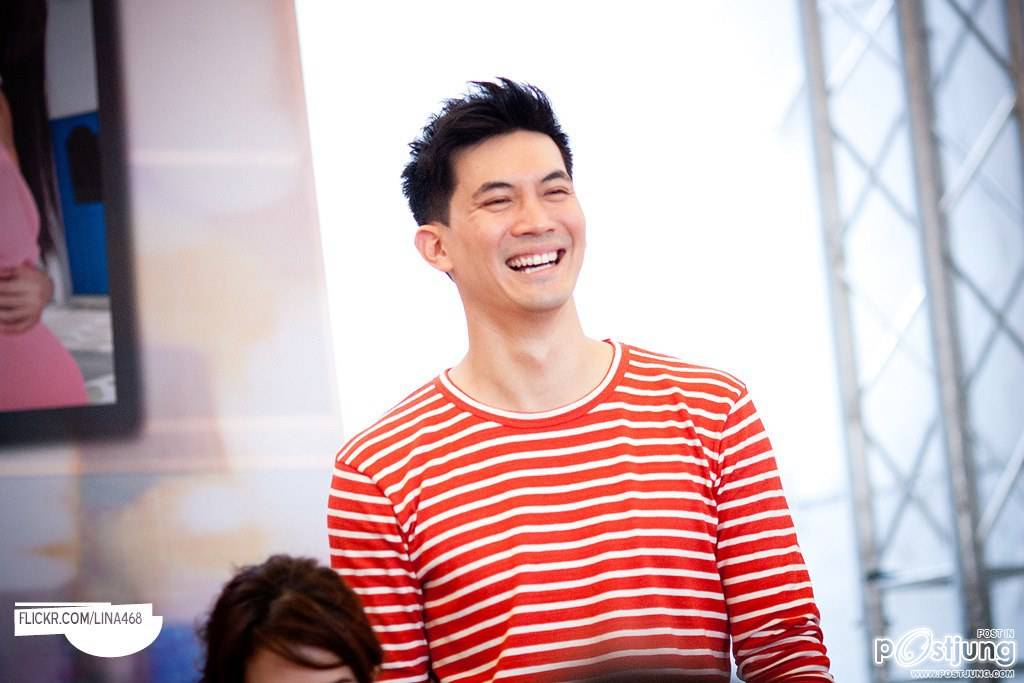 พี่เคน ธีฯ สุดหล่อเสื้อลายขวางน่ารักเน๊อะ