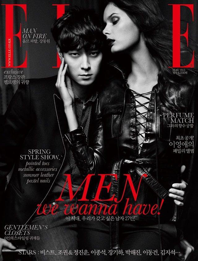 Kang Dong Won @ Elle Korea May 2013