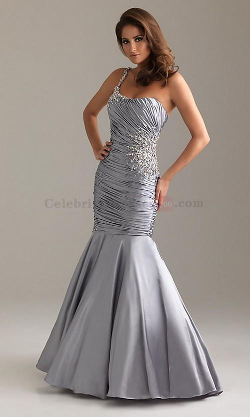 Silver long dress