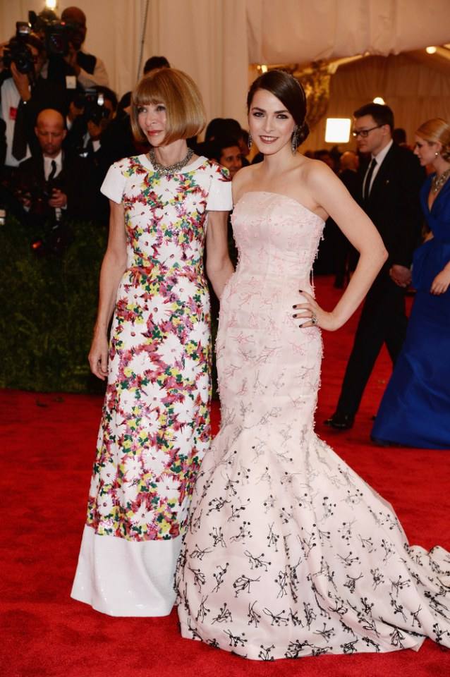 Anna Wintour and Bee Shaffer in Chanel