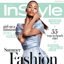 Zoe Saldana @ InStyle UK June 2013