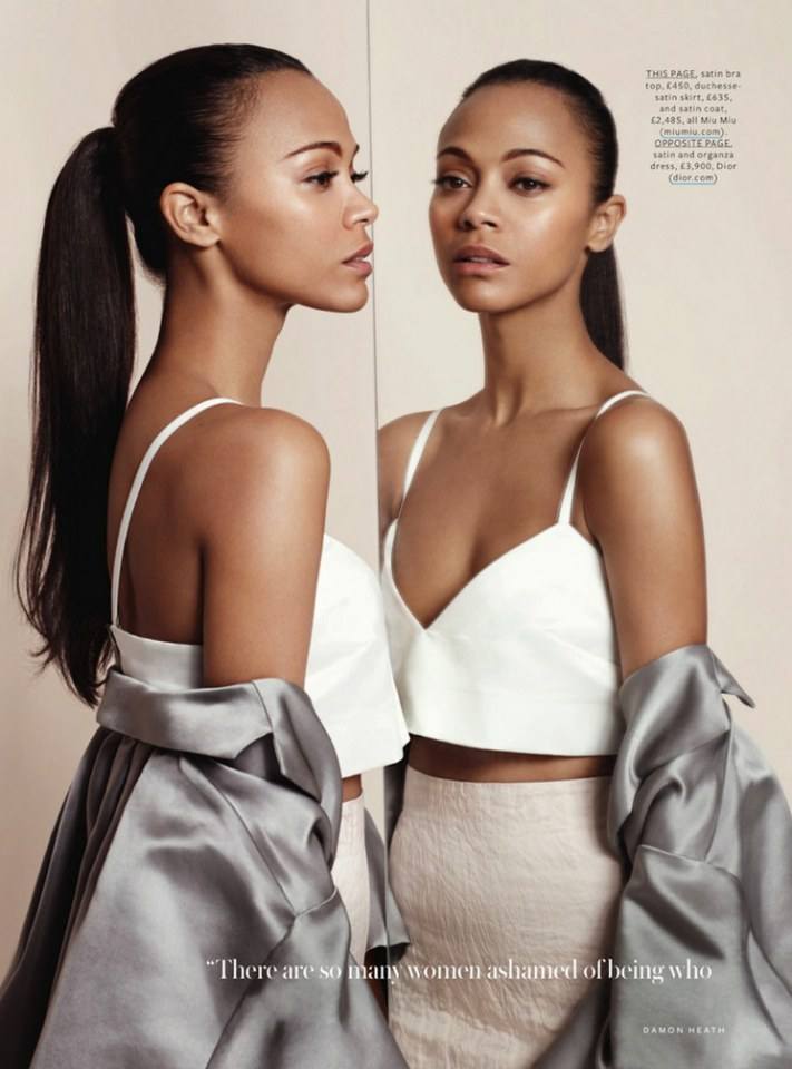 Zoe Saldana @ InStyle UK June 2013