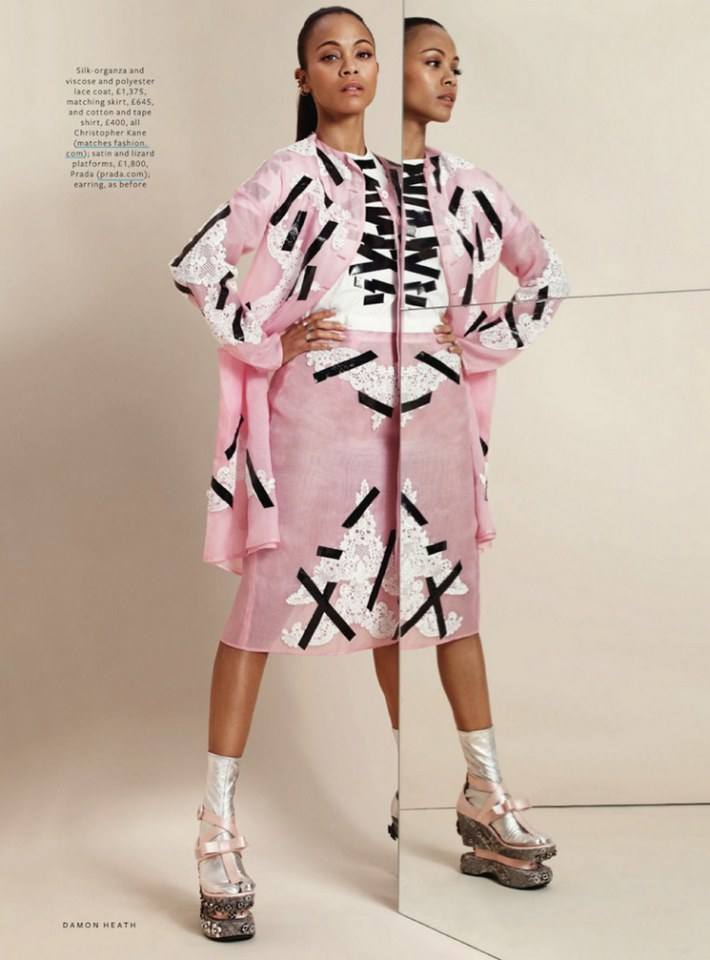 Zoe Saldana @ InStyle UK June 2013