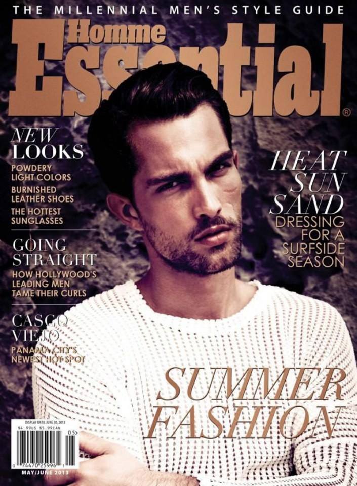 Tobias Sorensen @ Essential Homme May-June 2013