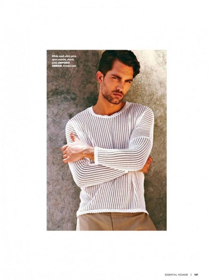 Tobias Sorensen @ Essential Homme May-June 2013