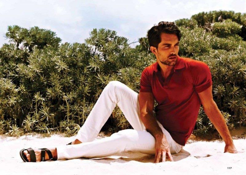 Tobias Sorensen @ Essential Homme May-June 2013