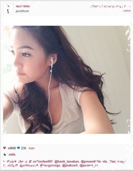 อันดับ 5เจนี่ เทียนโพธิ์สุวรรณ มีคนติดตามถึง 697,163