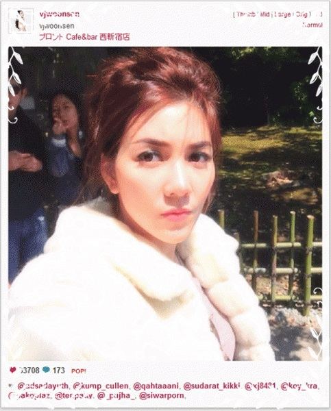 อันดับ 4  วุ้นเส้น วิริฒิพา มีคนติดตามเธอถึง  775,305 เลยทีเดัยว