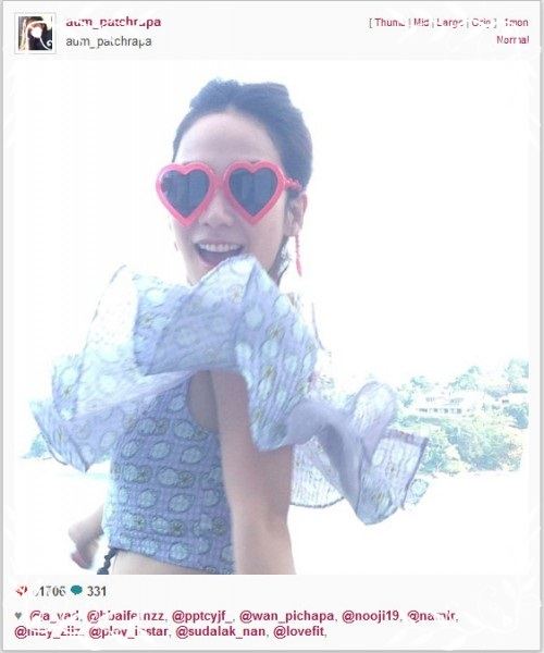 อันดับ 1  อั้ม พัชราภา คว้าอันดับ 1 ไปครอง มีคนติดตามมากมายถึง 1,293,933 เธอคนนี้ฮอตตลอดกาลเลยจริงจร