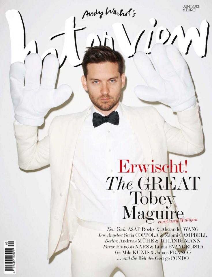 Tobey Maguire @ Interview Germany June 2013