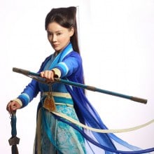 หยวนซานซาน แต่ง cosplay 袁姗姗邀你玩转 37wan.com