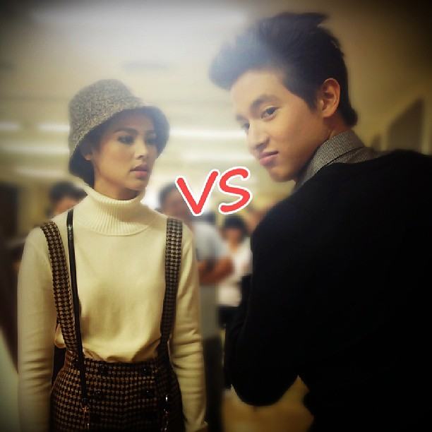 ญาญ่า ปะทะ เจมส์ จิรายุ คู่กัดสุดน่ารัก แย่งชิงตำแหน่งขวัญใจกองถ่าย