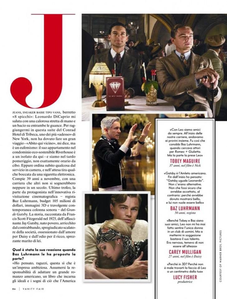 Leonardo DiCaprio @ Vanity Fair Italy May 2013
