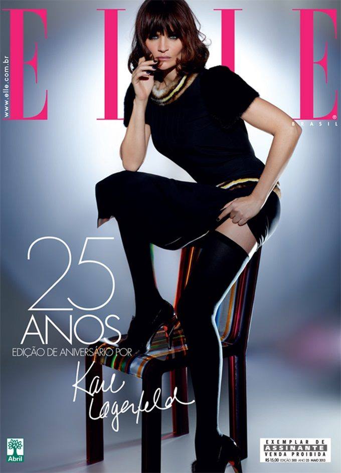 Helena Christensen for Elle Brazil May 2013