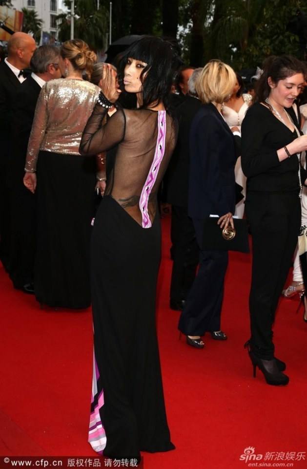 Bai Ling @ Red Carpet Cannes Film Festival 2013