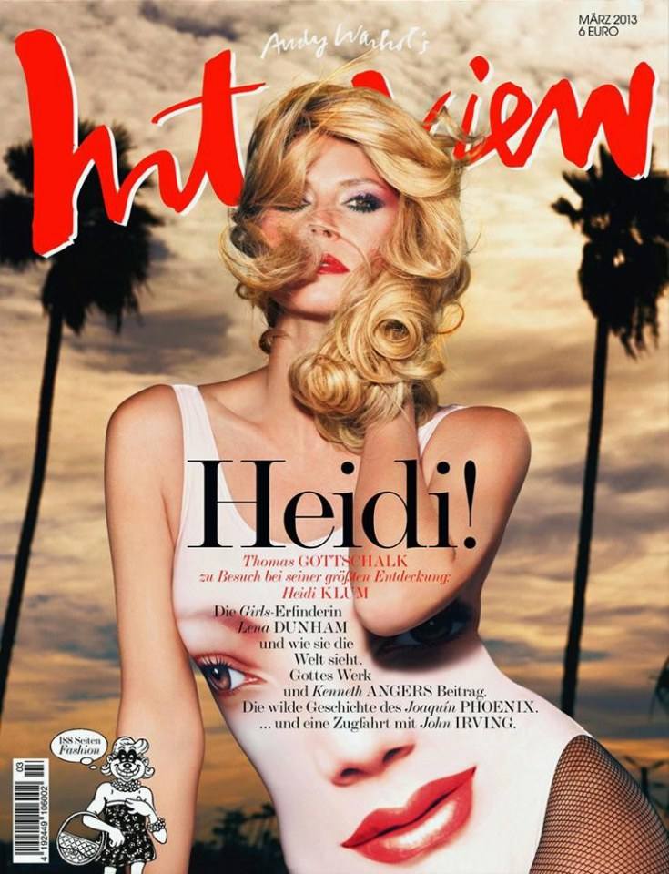 Heidi Klum @ Interview Germany March 2013