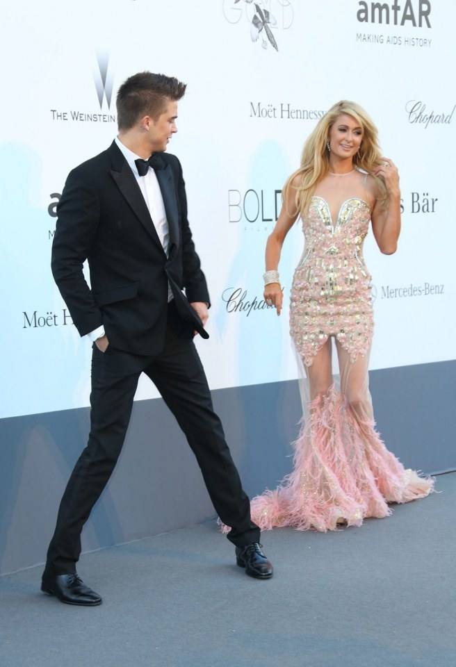 Paris Hilton & River Viiperi @ amfAR Cinema Against Aids Gala, 66th Cannes Film Festival