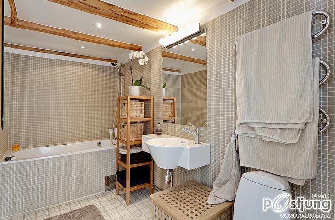 Bright Two Story Attic in Stockholm