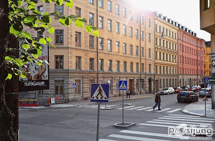 Bright Two Story Attic in Stockholm