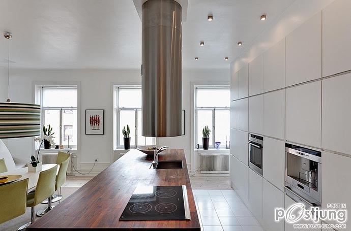 Bright Two Story Attic in Stockholm