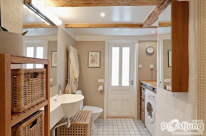 Bright Two Story Attic in Stockholm