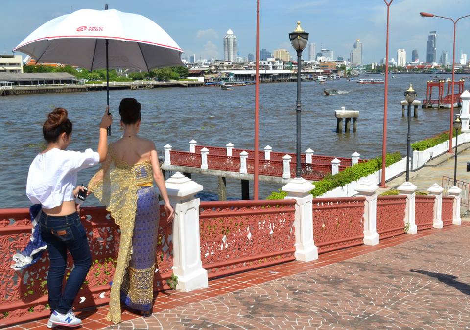 น้องนาตาลี มิสไทยแลนด์เวิลด์ 2013 ถ่ายทำ VTR ในการประกวดมิสเวิลด์