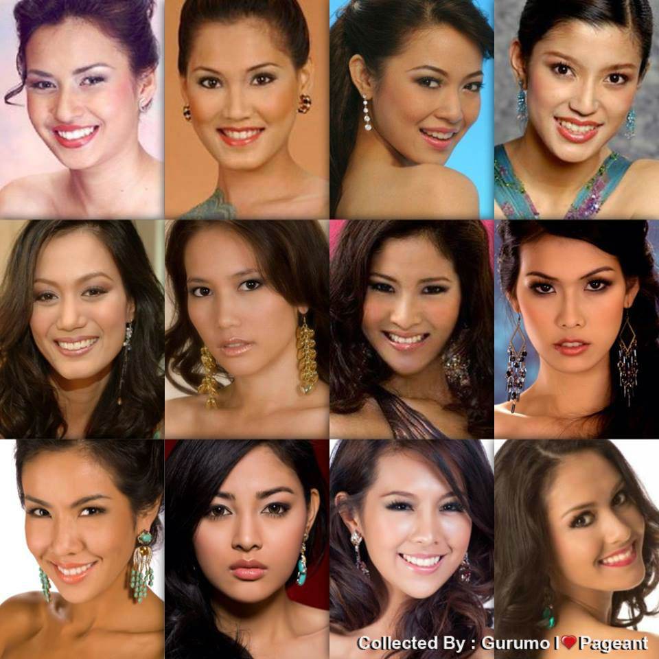 Official Photo Miss Thailand : Miss Universe 2001 - 2012