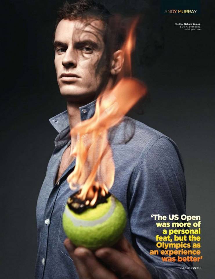 Andy Murray @ GQ UK July 2013