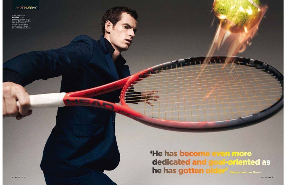 Andy Murray @ GQ UK July 2013