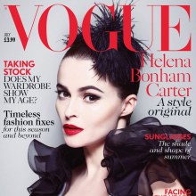 Helena Bonham Carter @ Vogue UK July 2013