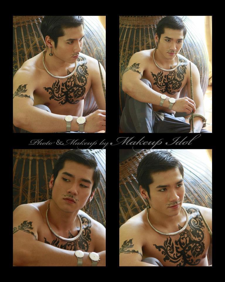 บ่าวเหนือ ในชุดพื้นเมือง