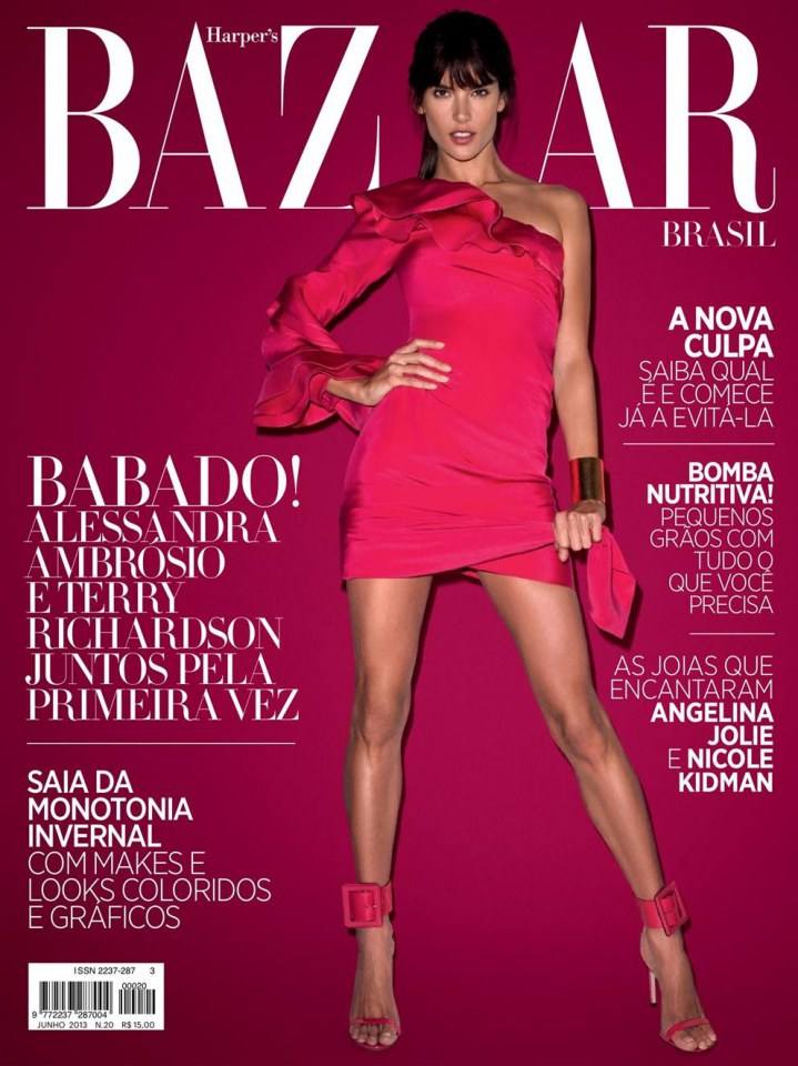 Alessandra Ambrosio @ Harper’s Bazaar Brasil June 2013