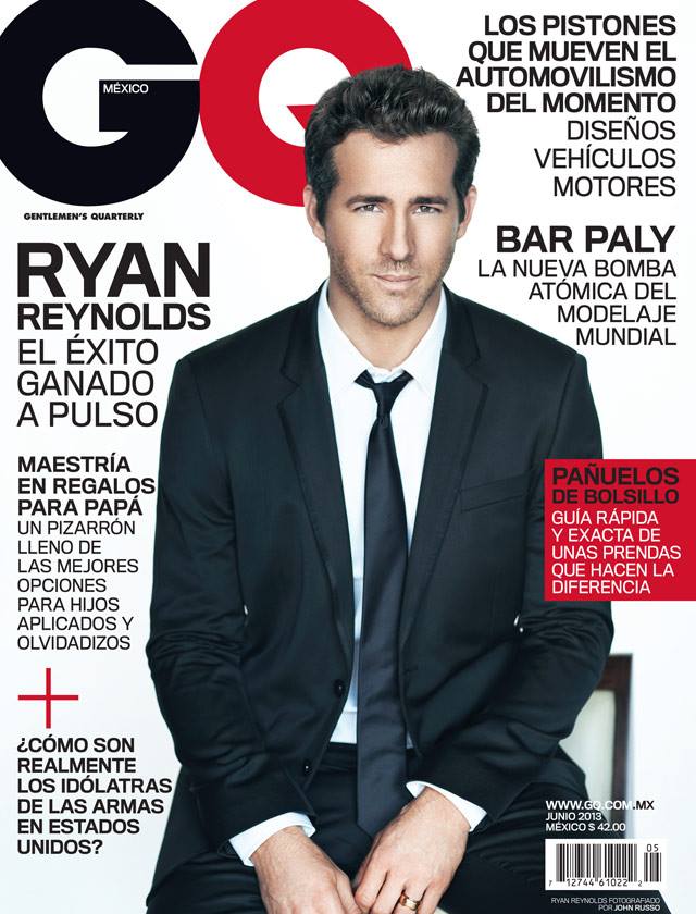 Ryan Reynolds @ GQ Mexico June 2013