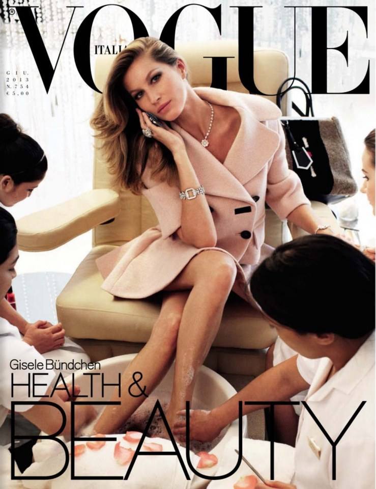 Gisele Bundchen @ Vogue Italia June 2013