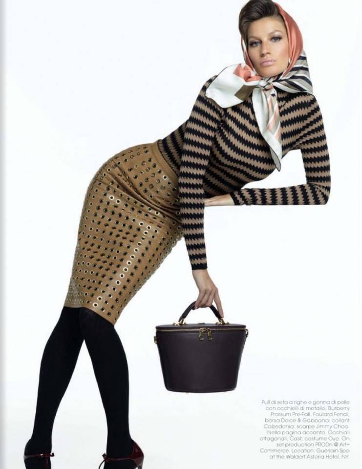 Gisele Bundchen @ Vogue Italia June 2013