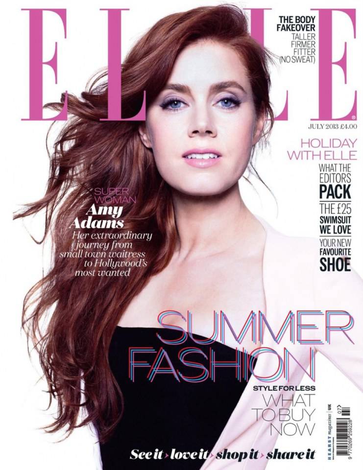 Amy Adams @ Elle UK July 2013