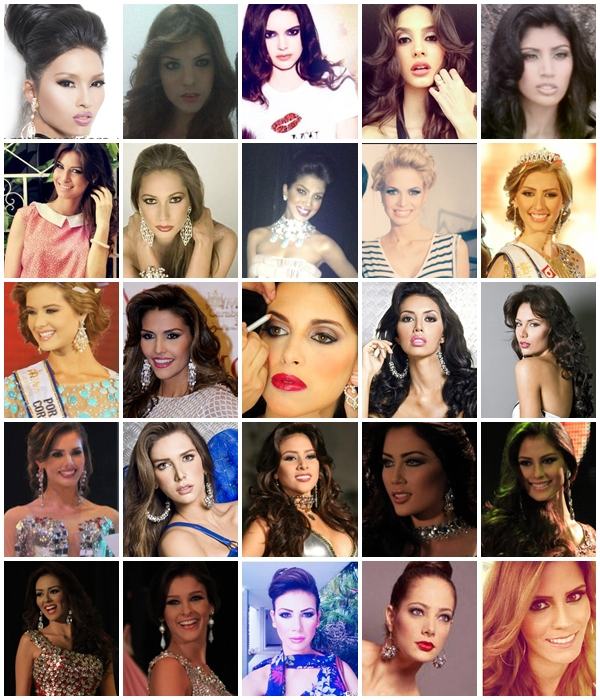 ผู้เข้ารอบ 50 คนสุดท้าย Miss Venezuela 2013 ไป MU MI ME 2014