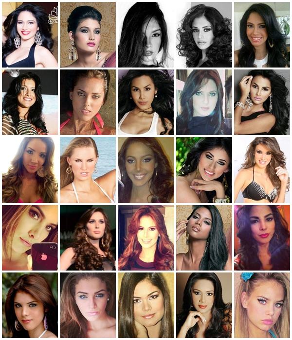 ผู้เข้ารอบ 50 คนสุดท้าย Miss Venezuela 2013 ไป MU MI ME 2014