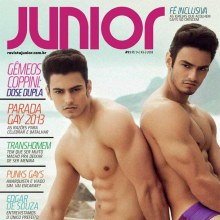 Twins Luis & Lucas Coppini @ Revista Junior Brazil no.51 May 2013