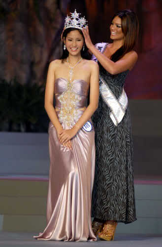 ตอนที่ได้ตำแหน่ง Miss Thailand Universe 2007