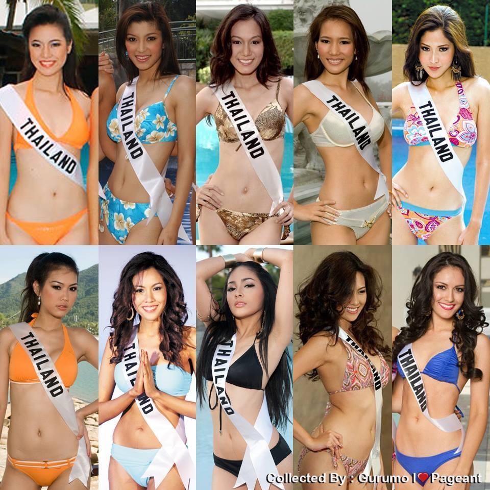 Miss Thailand in Swimsuit : Miss Universe 2003 - 2012
