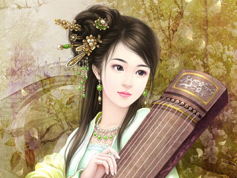 รูปวาดสาวจีนโบราณ สวยงามมาก ๆ