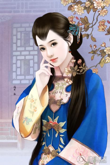 รูปวาดสาวจีนโบราณ # 2