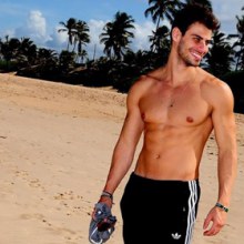 Lucas Malvacini on the beach!