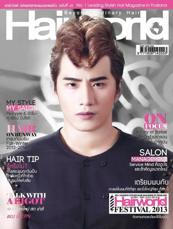 [KPN] บี้ ธรรศภาคย์ ชี @ HAIR WORLD Magazine no.48 June 2013