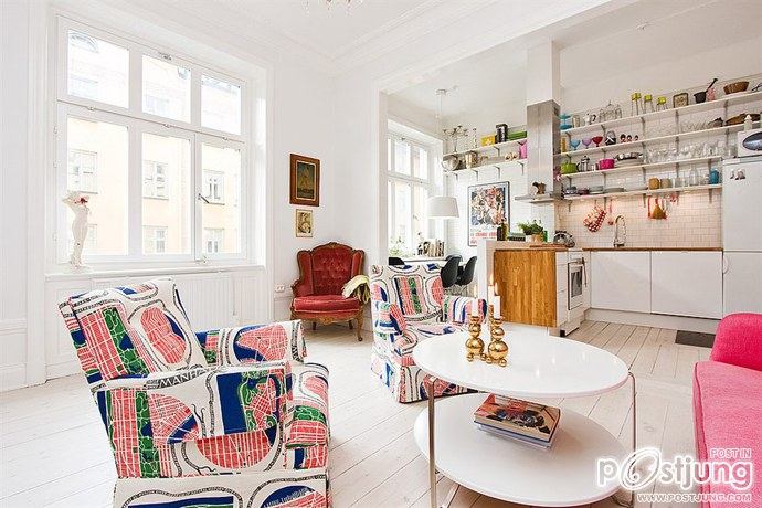 Cozy, Bright Apartment in Stockholm