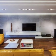 Contemporary Apartment Design by Studio 1408, Bucharest