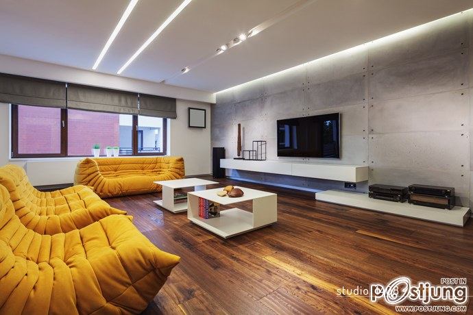 Contemporary Apartment Design by Studio 1408, Bucharest