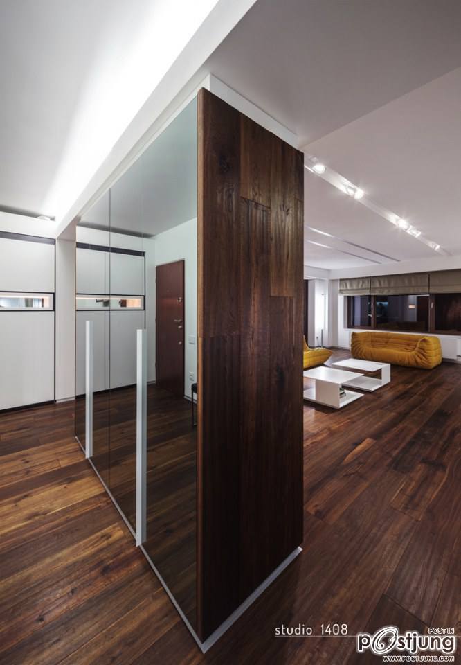 Contemporary Apartment Design by Studio 1408, Bucharest